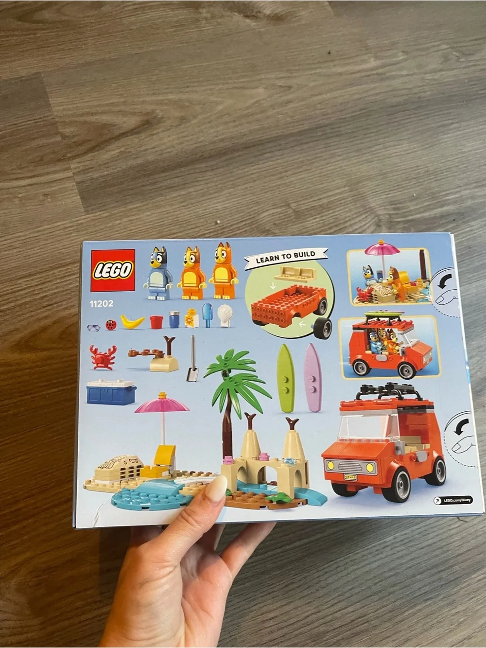 LEGO Bluey: Bluey’s Beach & Family Car Trip Building Set 11202 NEW